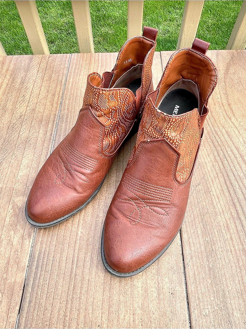 Easy Street Legend Women's Ankle Booties Brown US 11 M